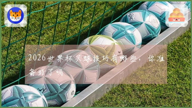 2026世界杯买球技巧有哪些，你准备好了吗