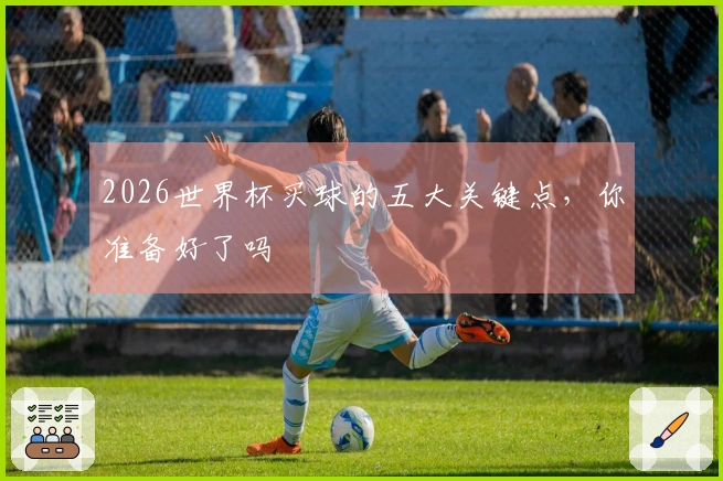 2026世界杯买球的五大关键点，你准备好了吗